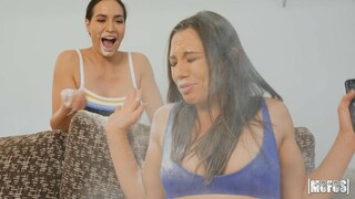 Skirt-loving Lesbians in a Prank War Frenzy - 4K porn video on FULL-PORN.COM