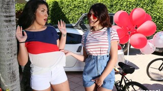 Big Tits Threesome – Doggystyle & Cowgirl Fuck with Tattooed Hotties - 4K porn video on FULL-PORN.COM