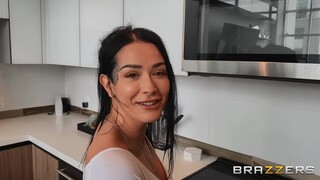 Xander Corvus Fucks Tattooed Katrina Jade on Kitchen Counter - 4K porn video on FULL-PORN.COM