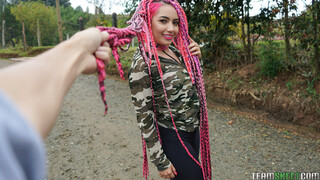 Watch Pounding the Pink-Haired Latina Goddess - top porn in 4K on FULL-PORN.COM