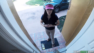 Watch Tight Teen Delivery Girl Spreads For Bruno’s Big Dick Tip - top porn in 4K on FULL-PORN.COM