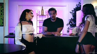 Watch Goth Teen Threesome - Lola Fae Takes Two Cocks - top porn in 4K on FULL-PORN.COM