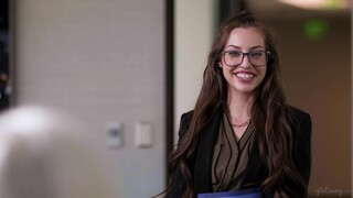 Lesbian Office Sex - Petite Blonde Licks MILF’s Pussy - 4K porn video on FULL-PORN.COM