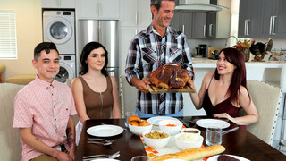 Watch Thanksgiving Step Fantasy - Hardcore Creampie Finish - top porn in 4K on FULL-PORN.COM