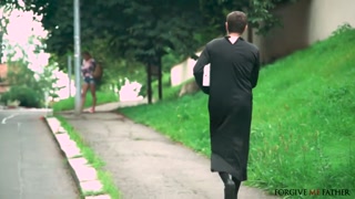 Watch Taboo Blonde Runaway Begs for Cumshot from Priest - top porn in 4K on FULL-PORN.COM