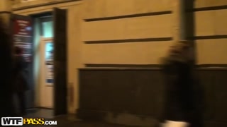 Watch Public Pickup Threesome - Angela Takes Two Big Cocks POV - top porn in 4K on FULL-PORN.COM