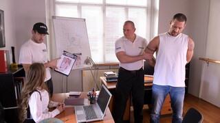Watch Blonde Officer Kinuski's Perfect Tits Bounce - top porn in 4K on FULL-PORN.COM