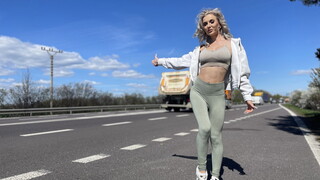 Watch Public MMF Threesome in a Car: Jay Jay Pink with Marcello and Chris - top porn in 4K on FULL-PORN.COM
