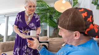 Watch Stepgrandma Gets Caught with Huge Cock in Her Hand - top porn in 4K on FULL-PORN.COM