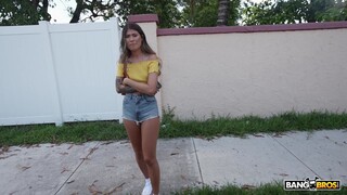 Short-Haired Charlotte's Bus Adventure - 4K porn video on FULL-PORN.COM