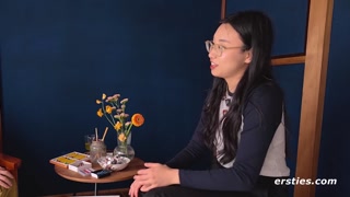 Watch Glasses Girl and Cat's Art Session - top porn in 4K on FULL-PORN.COM