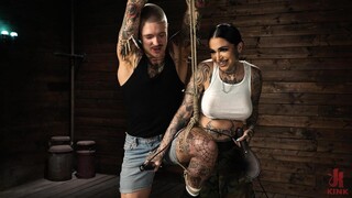 Tattooed Slave Uncut James Serves Leigh Raven - 4K porn video on FULL-PORN.COM