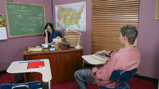 Watch Sexy teacher with small tits sucks and fucks young student - top porn in 4K on FULL-PORN.COM